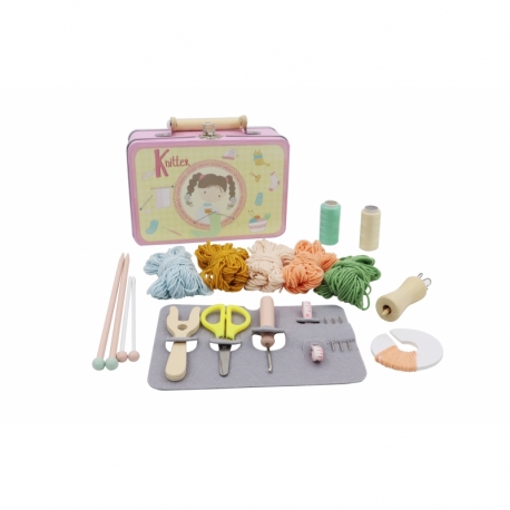 Knitting kit playset