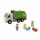 Wooden garbage truck toy