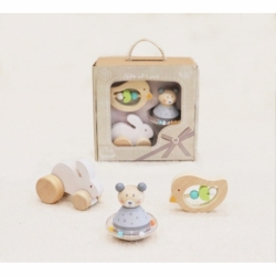 Wooden baby toy set