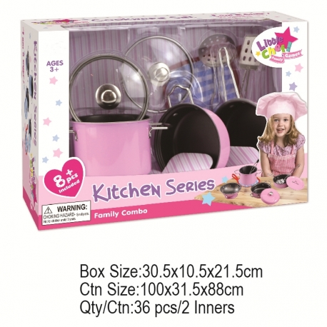 Pink stainless steel tableware