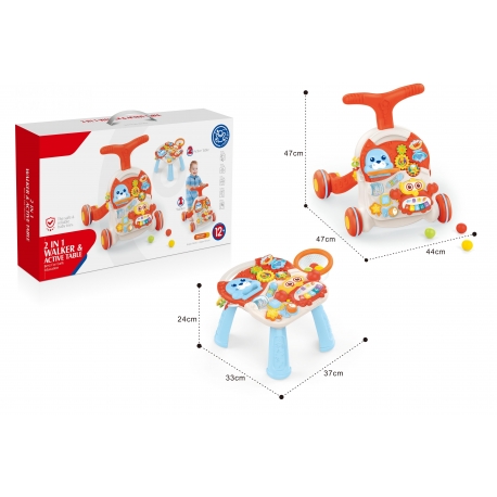 2 in 1 walker & active table