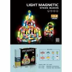 Light magnetic sticks blocks(102pcs)