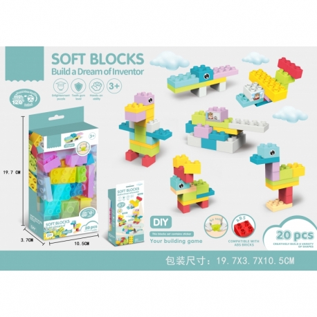 Soft blocks 20pcs