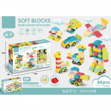 Soft blocks 34pcs