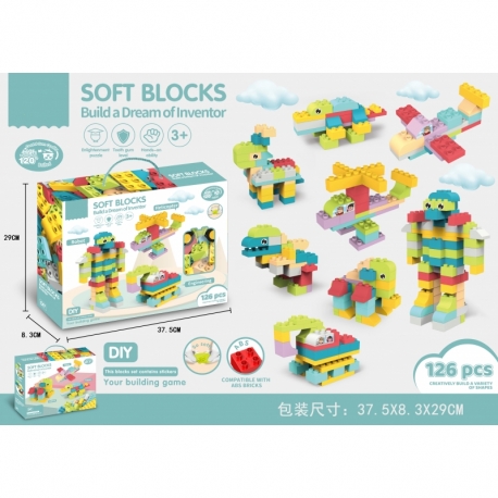 Soft blocks 126pcs