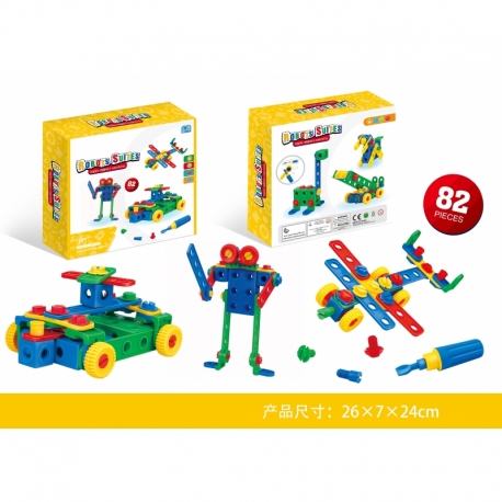 Engineering building blocks 82pcs